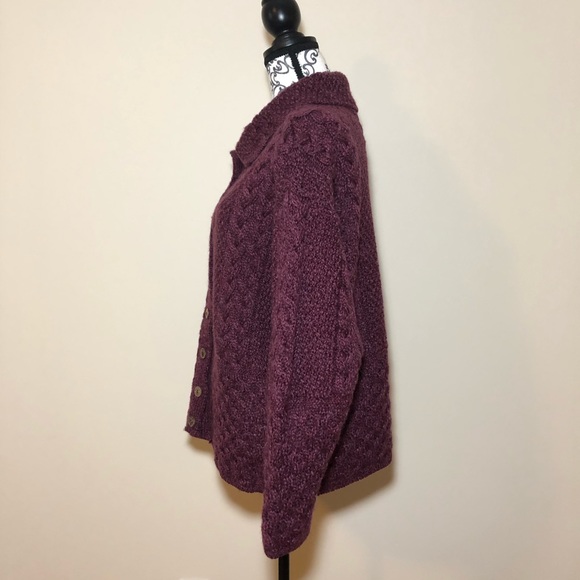 Sweaters of Ireland Merino Wool Aran Irish - Picture 5 of 12